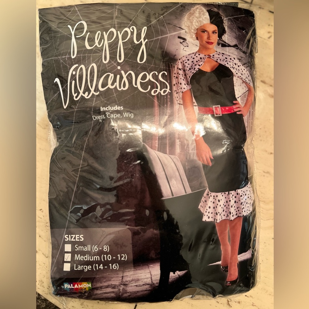 Ladies Puppy Villainess Costume